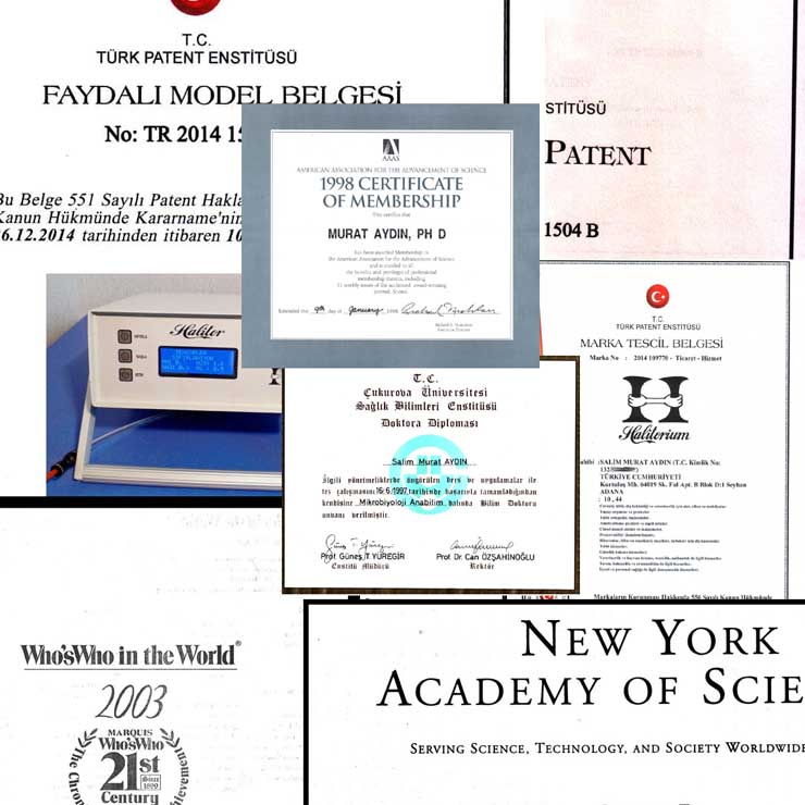 Murat Aydın Üyelik ve patentleri